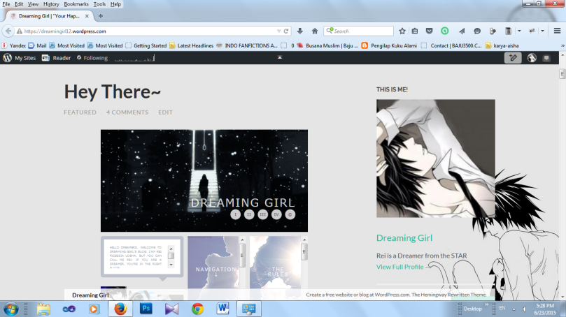 Dreaming Girl New Theme [L's Grey] 2